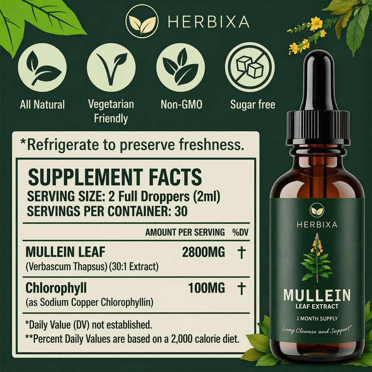 Mullein Lung Support Drops